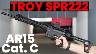 AR15 catégorie C  Troy SPR 222 [upl. by Germano]