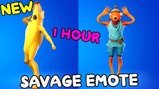 FORTNITE SAVAGE EMOTE 1 HOUR [upl. by Ahsiri]