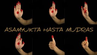 ASAMYUKTA HASTA  single hand gestures with meaning  kaladarpan  bharatnatyam  classical dance [upl. by Paulo847]