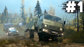 MUDRUNNER Gameplay Walkthrough Part 1  AMERICAN WILDS [upl. by Vivienne]