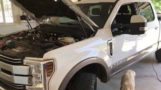 2019 F250 Up Fitter Switches wire location [upl. by Scoter761]