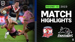 NRL 2023  Sydney Roosters v Penrith Panthers  Match Highlights [upl. by Nylavad]