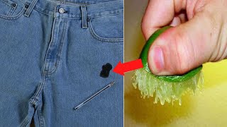 How to remove dried ink stains from jeans pant leggings at home [upl. by Isia]