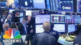 Stock Trading Halted After Markets Plunge At Market Open  NBC News [upl. by Adnah]