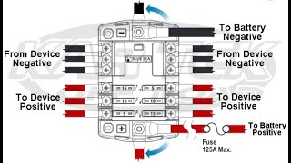 How to install a Blue Sea Fuse block in My Flats Boat [upl. by Cadell]