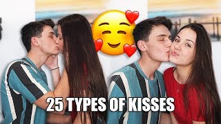 25 TYPES OF KISSES [upl. by Evalyn]