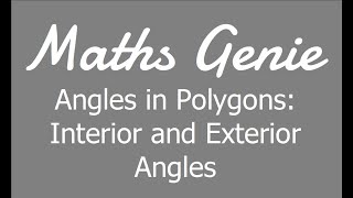 Angles in Polygons [upl. by Tseng421]