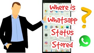 Where is Whatsapp Status Stored [upl. by Sinegold]