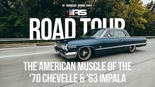 The American Muscle of the ‘70 Chevelle and the ‘63 Impala  The Roadster Shop Road Tour Ep 3 [upl. by Ulric]