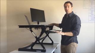 Flexispot MSeries Standing Desk Converters Review [upl. by Hunfredo119]