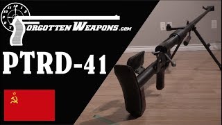 PTRD 41 The Simple Soviet Antitank Rifle of WWII [upl. by Esihcoc]