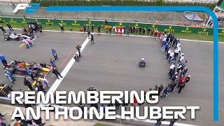 A Minutes Silence for Anthoine Hubert  2020 Belgian Grand Prix [upl. by Aitnohs]