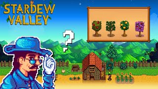 Stardew Valley Tips  How Do I Plant Fruit Trees [upl. by Brose]