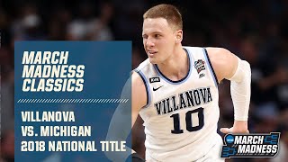 2018 March Madness NCAA title game Villanova v Michigan FULL [upl. by Nolrac]