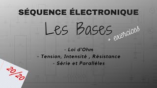 ELECTRONIQUE  LES BASES  EP0 [upl. by Trebeh]