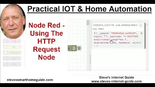 Node Red Using The HTTP Request Node [upl. by Levinson897]