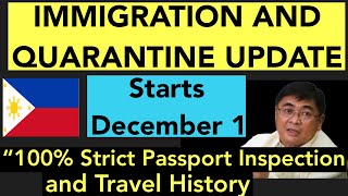 PHILIPPINES TRAVEL UPDATE  TRAVEL BAN IMMIGRATION REQUIREMENTS AND QUARANTINE RULES [upl. by Olihs652]