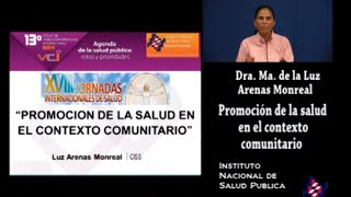 14  Promocion de la salud en el contexto comunitario [upl. by Gnilrac399]