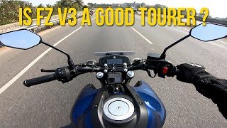 Yamaha FZ V3 Touring Review  Can you tour on this [upl. by Enixam]