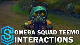 Omega Squad Teemo Special Interactions [upl. by Garber972]