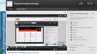 Welcome to ProgrammingKnowledge Youtube Channel [upl. by Iphigeniah]