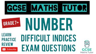 The 5 Hardest Indices Exam Questions  Grade 79 Series  GCSE Maths Tutor [upl. by Luigi]