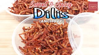 How to cook Dilis Anchovy Sweet amp Spicy  KitcheNet Ph [upl. by Accem]