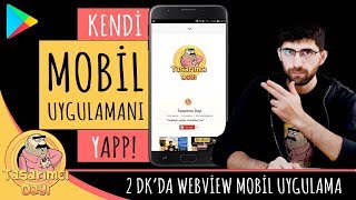 KENDİ MOBİL UYGULAMANI YAP Ücretsiz ve Basit Mobil Uygulama Nasıl Yapılır [upl. by Lore]