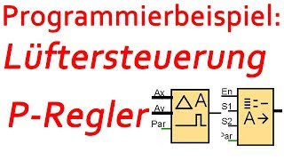 Lüftersteuerung mit LOGO8 PRegler vereinfacht  HD Tutorial  Edu Reson [upl. by Klement]