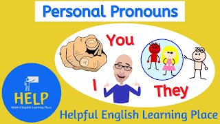 Personal Pronouns  ESL Grammar [upl. by Anitnahs]