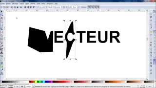 INKSCAPE  Comment vectoriser les textes [upl. by Reffineg188]