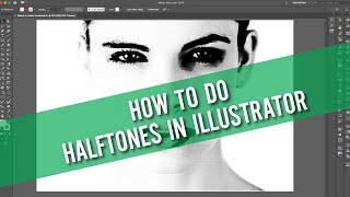 Halftones In illustrator for screen printing  full guide tutorial  Silk Screen  Speedy Sep [upl. by Aved]