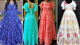 Long Frocks Latest Designs 2024🤩 Customised designer Long GownsTreandy Long Dress Collection [upl. by Alios]