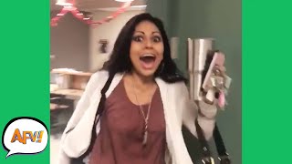 BEWARE Lurking COWORKERS 😱 😂  Funniest Work Pranks amp Fails  AFV 2021 [upl. by Ahsinid]