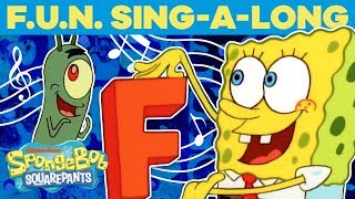 Finish the Lyrics 🎶 The FUN Song  Bonus SpongeBob Clip [upl. by Kliment658]