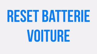 Reset batterie voiture [upl. by Blodget]