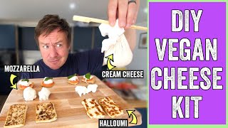 Testing a Homemade Vegan Cheese Making Kit [upl. by Eddana345]