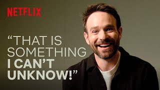 Charlie Cox slightly awkwardly ngl Answers Fan Questions  Netflix [upl. by Adnahsar]