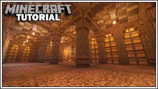 Minecraft Underground Storage Room Tutorial How to Build [upl. by Manuela]