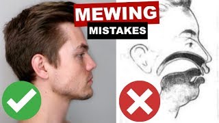 MEWING MISTAKES  Why Youre Not Seeing Jawline Improvements [upl. by Hayouqes]