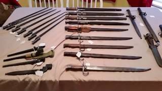 My Bayonet Collection 2017 [upl. by Herta]