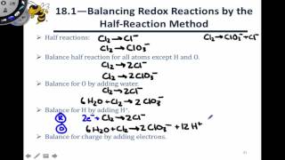 184 Balancing Redox Reactions  Disproportionation [upl. by Paderna]