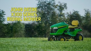 John Deere X300 Series Lawn Tractors [upl. by Aseek810]