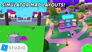 3 Popular Simulator Map Layouts you Should Know Roblox Studio [upl. by Attenwahs]