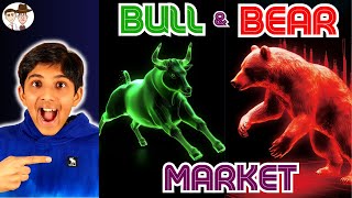 What are a Bull amp Bear Market A Simple Explanation for Kids and Beginners [upl. by Daphie]