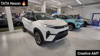 TATA Nexon facelift 2023 🔥 CREATIVE AMT petrol ₹1393145 Lakh [upl. by Ulises]