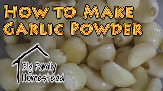 How to Make Garlic Powder AT Home [upl. by Corri799]