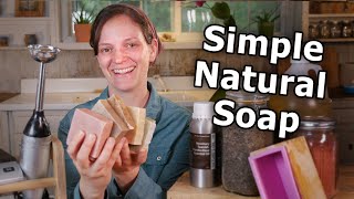 Make SOAP with Me  Simple Natural Soap Making [upl. by Karalee189]