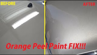 How to FIX Orange Peel paint or Clear Coat [upl. by Teraj42]