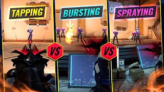 WIN MORE AIM DUELS Tapping Vs Bursting Vs Spraying  Valorant Aim Guide [upl. by Camille482]